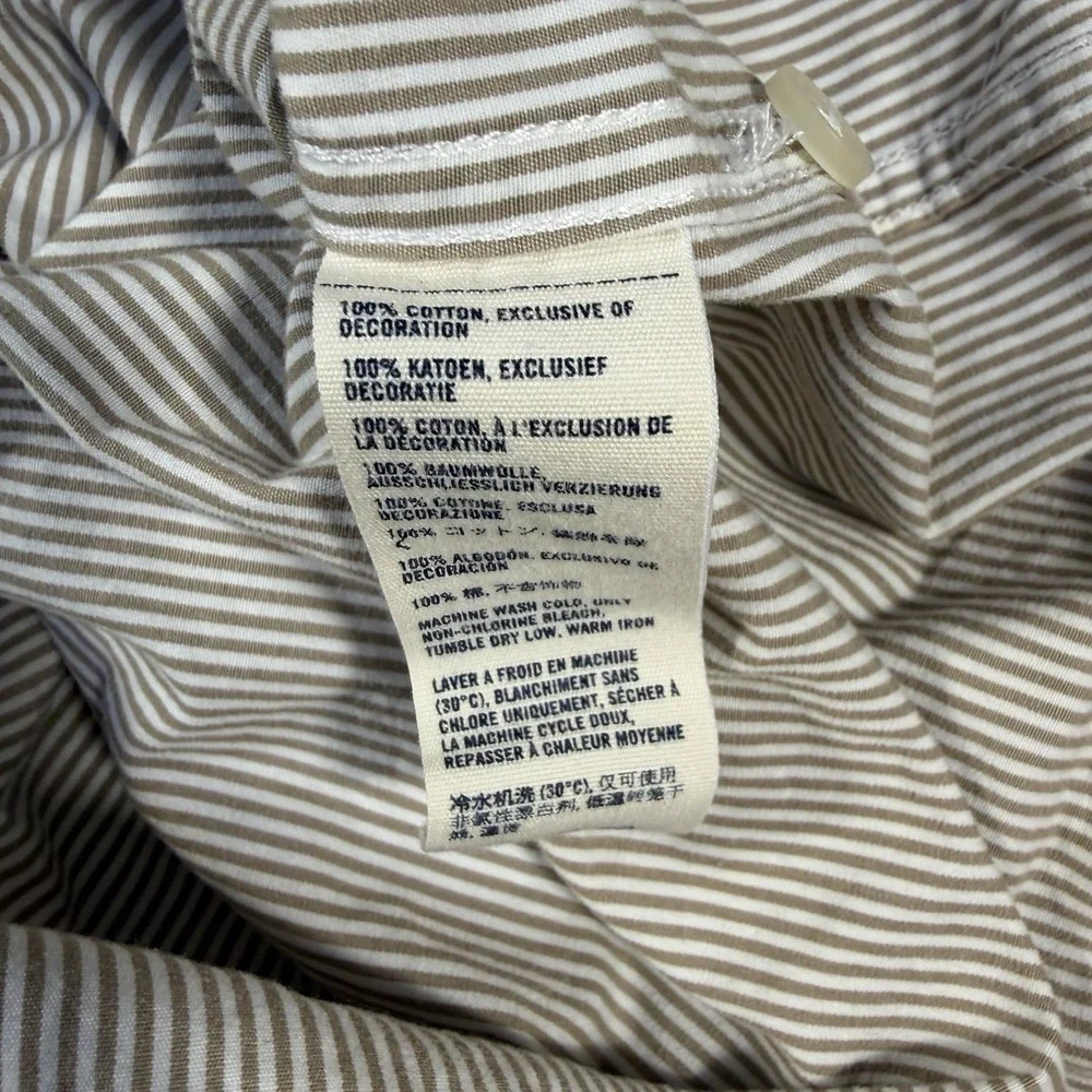 Ralph Lauren Shirt Boys Large 14-16 Green Gingham Button Down Long Sleeve Top